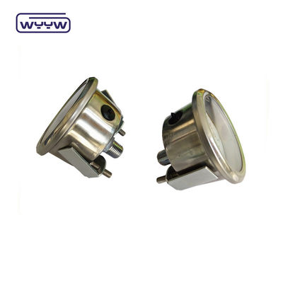 chất lượng  Axial 2.5" U-Clamp Pressure Gauge Manometer / Back Connection Pressure Gauge nhà máy sản xuất