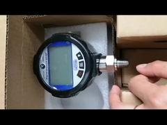65mm 80mm 100mm Digital Pressure Gauge Manometer Với vỏ giày cao su