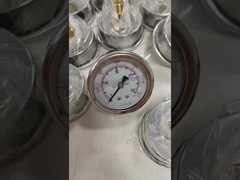 Back Connection oii đầy máy đo áp suất