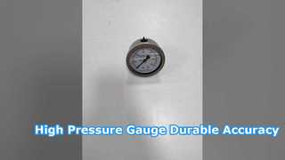 Đồng hồ đo áp suất dầu 63mm Giải pháp thủy lực bền bỉ