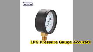 Đồng hồ đo áp suất thanh 60mm cho LPG