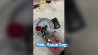 4" 100mm 0~0.6MPa hoàn toàn bằng thép không gỉ có khả năng chống cháy nổ ở mặt sau.