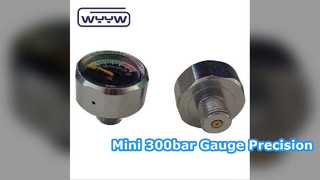 Đồng hồ đo áp suất mini 25 mm cho khí nén PCP