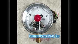 Đồng hồ đo áp suất tiếp xúc điện 4" 100mm