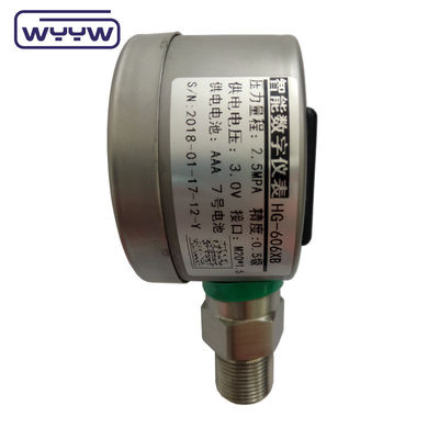 60mm Panel Mount Digital Pressure Gauge Với nguồn điện pin 4,5V