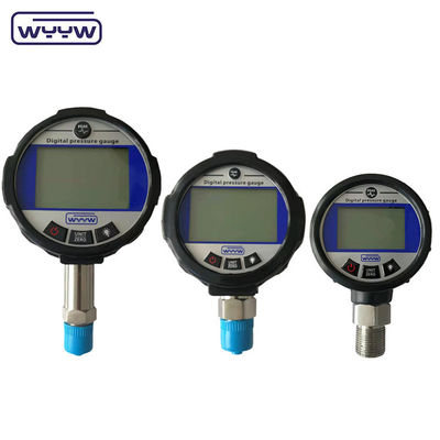 Máy đo áp suất thử nghiệm chính xác 100mm Manometer kỹ thuật số với nắp bảo vệ cao su