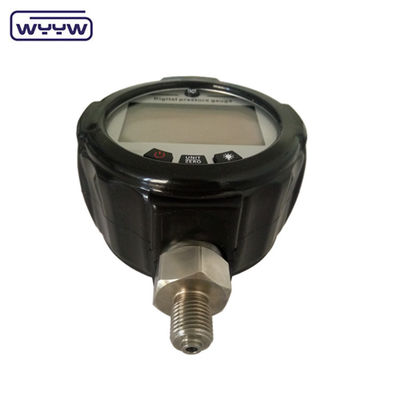 Máy đo áp suất thử nghiệm chính xác 100mm Manometer kỹ thuật số với nắp bảo vệ cao su