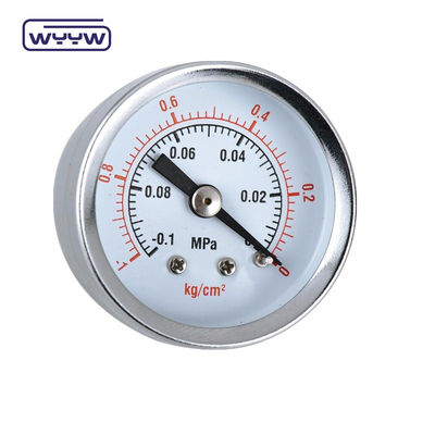 1/8 &quot;NPT Mini Pressure Gauge Máy nén không khí Máy đo chân không thủy lực