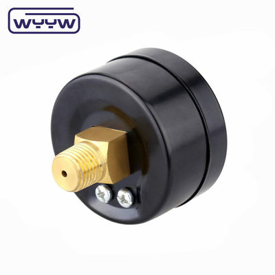 Thép tiêu cực áp suất đo -0.1Mpa Back Mount 60mm Dial
