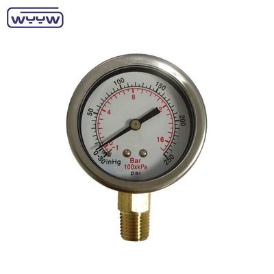 Máy đo áp suất chân không kỹ thuật số từ 0 đến 100 Mbar Máy đo áp suất dầu nước