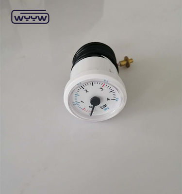 0-4bar Trung tâm Back Mount Pressure Gauge Bức tường treo nồi hơi Pressure Gauge 40mm
