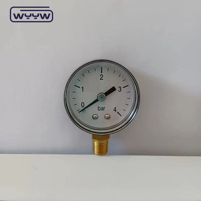 Tiêu chuẩn CE 40MM nhựa 0-4Bar 1/8&quot;BSP AIR Manometer khí tự nhiên máy đo áp suất