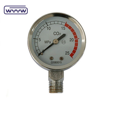 Máy đo áp suất thương mại điều chỉnh áp suất sử dụng khí tự nhiên 50mm máy đo áp suất nhà cung cấp CO2