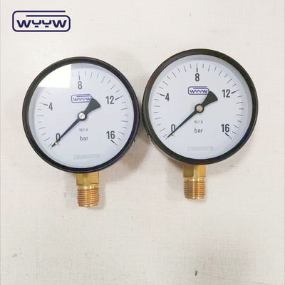 nhà sản xuất bán buôn 100mm 1/2 &quot;bsp đáy 0-16bar kl1.6 giá rẻ máy đo áp suất