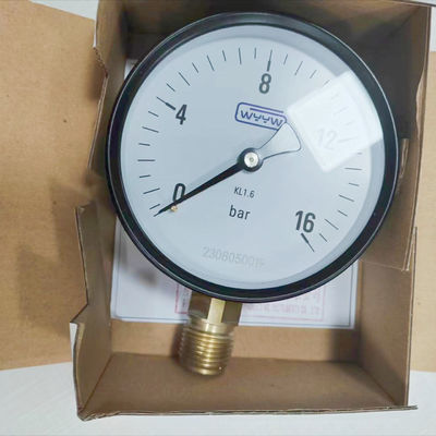 nhà sản xuất bán buôn 100mm 1/2 &quot;bsp đáy 0-16bar kl1.6 giá rẻ máy đo áp suất