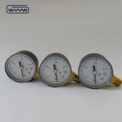 1.5inch 40mm chất lượng cao máy đo áp suất manometer giá rẻ máy đo áp suất kết nối đáy nhà máy bán trực tiếp
