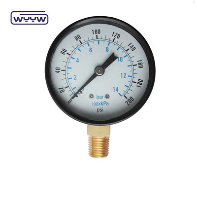 giá tốt ống thép đen bourdon ống đo áp suất 100mm ms case lanh mỳ M20x1.5 hoặc 1/2 &quot;BSP