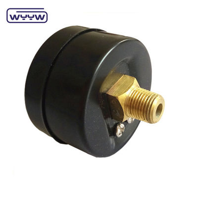 Chất lượng tốt 2 inch Borbon Tube Type Center Back Connection 1/4 &quot;NPT BSP Low 9 Psi Manometer Pressure Gauge