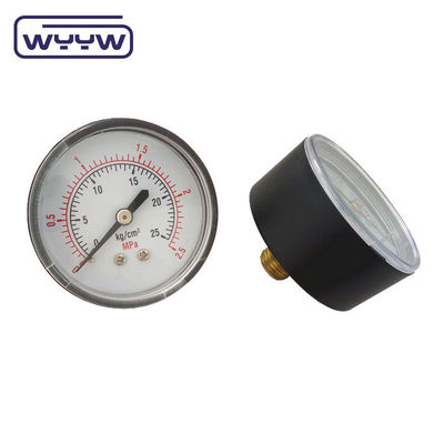 Trung Quốc máy đo áp suất giá nhà máy 1,5&quot; 40mm 0-3.5bar nhựa axis khí manometer