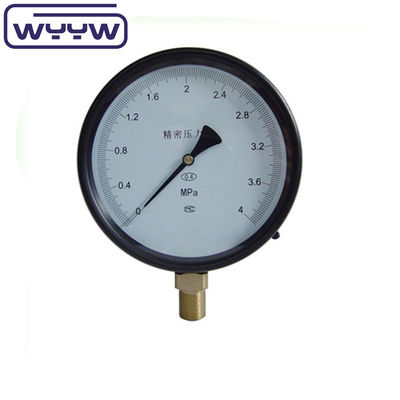 Dial Size Pressure Gauge Manometer chính xác với vỏ thép màu đen