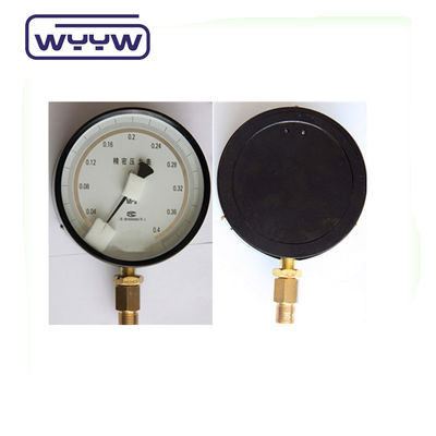 Dial Size Pressure Gauge Manometer chính xác với vỏ thép màu đen