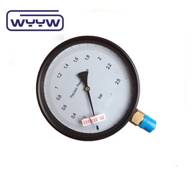 Dial Size Pressure Gauge Manometer chính xác với vỏ thép màu đen