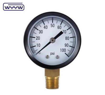 cài đặt phía sau tùy chỉnh 150 psi bán nóng 60mm máy đo áp suất chung M12X1.5 khí 10 bar