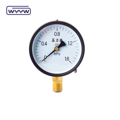 Đen thép kinh tế máy đo áp suất thang đo 50mm máy đo áp suất không khí