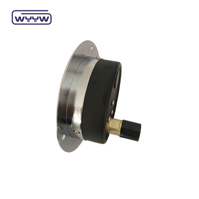 4 &quot;Air Manometer Front Flange Pressure Gauge Đứng phía sau