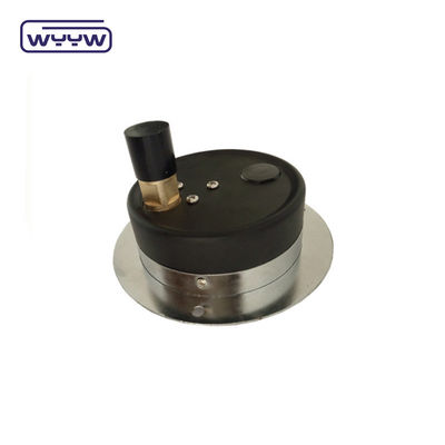 4 &quot;Air Manometer Front Flange Pressure Gauge Đứng phía sau