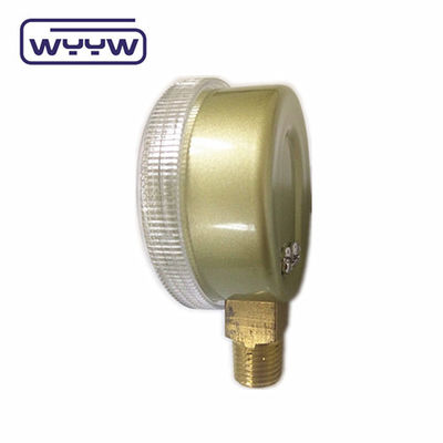 Máy đo áp suất khí áp lực mặt dưới cho xi lanh oxy