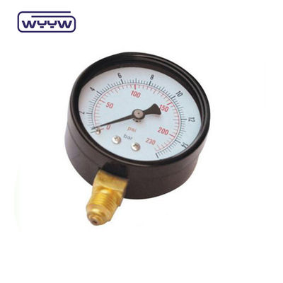 Máy đo áp suất khí áp lực mặt dưới cho xi lanh oxy