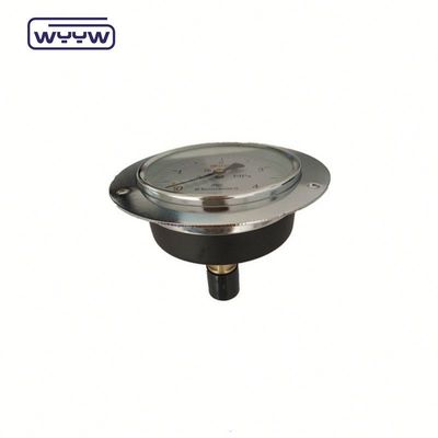Thép hơi máy đo áp suất Manometer đáy gắn với vỏ thép màu đen