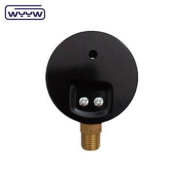 60mm Economy Pressure Gauge Nhà sản xuất Với vỏ bảo vệ cao su