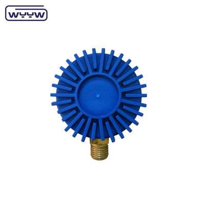 60mm Economy Pressure Gauge Nhà sản xuất Với vỏ bảo vệ cao su