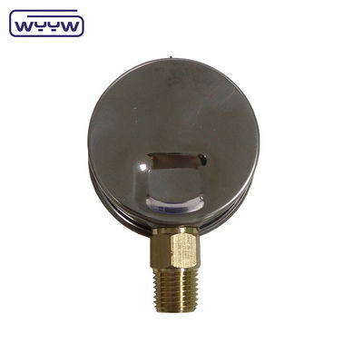 -30inHg Vacuum Compound Gauge Oil Filling Bottom Connection 1/4&quot; Bsp 2&quot; Pressure Gauge