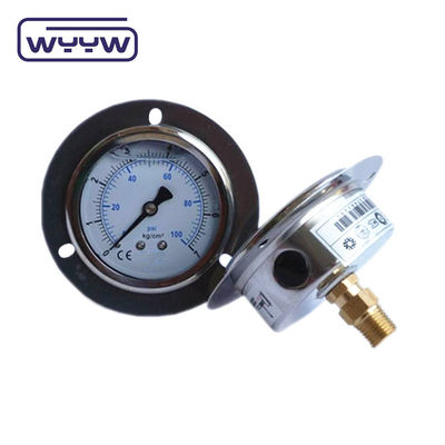 Máy đo áp suất thủy lực chất lượng cao EN837-1 với sườn phía trước