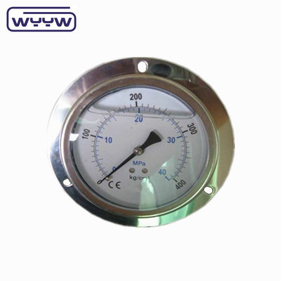 Máy đo áp suất thủy lực chất lượng cao EN837-1 với sườn phía trước