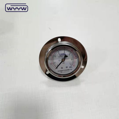 CE phê duyệt 63mm EN837-1 dầu chứa glycerine bar psi đo áp suất tỷ lệ kép với vòm phía trước