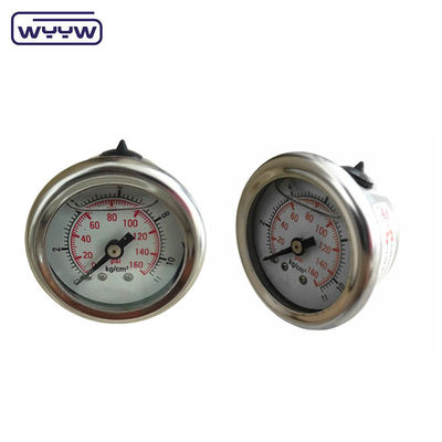 40mm xeneter trở lại OEM 1/4 &quot;bsp npt 1,5 inch mặt glycerin đầy máy đo áp suất