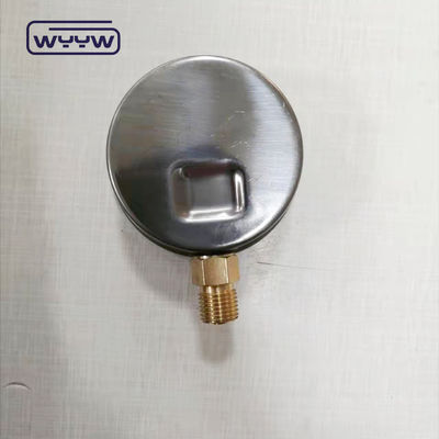 oem cho miễn phí công nghiệp áp suất manometer penumatic 1/4 &quot;G kết nối quang quang chất lỏng đầy bar áp suất 2.5&quot;