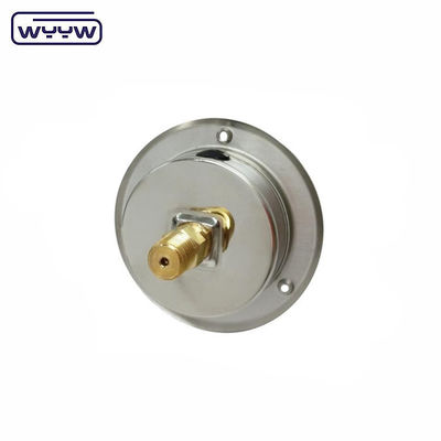 Kháng tác động chính xác 150 Psi Hydraulic Pressure Gauge Oil 400 Bar Với Flange phía trước