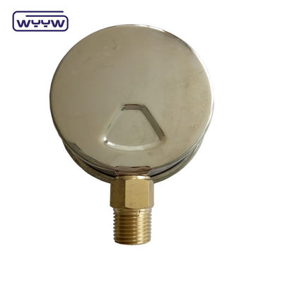 100mm 1,6% 1% độ chính xác Máy đo áp suất bơm, Máy đo áp suất chênh lệch cho bộ lọc, Máy đo áp suất