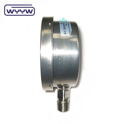 Lốp đốm Đường đo áp suất Manometer thủy lực với nội thất đồng và thép không gỉ vỏ Mpa Psi