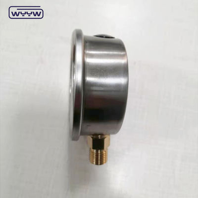 Tùy chỉnh 1/4 BSPT kết nối đáy chân không dầu chứa máy đo áp suất nguyên liệu của máy đo khí áp suất cao công nghiệp