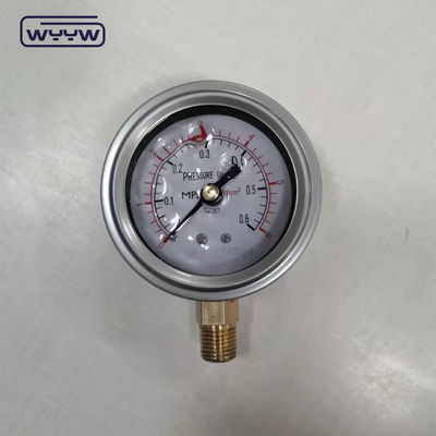 63mm 2.5 &quot;Hydraulic shockproof Stainless Steel Oil Filled Pressure Gauge