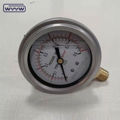 63mm 2.5 &quot;Hydraulic shockproof Stainless Steel Oil Filled Pressure Gauge