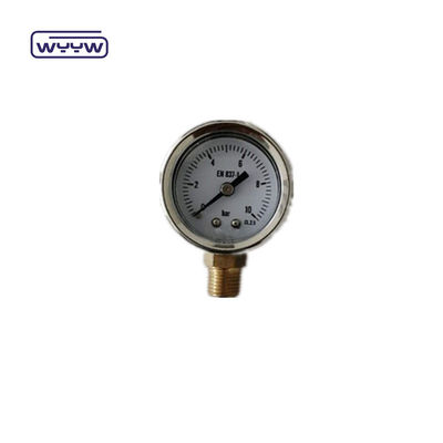 SS Trường hợp thử nghiệm khí áp suất đo 40mm Dial kích thước đằng sau