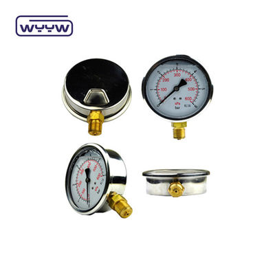 Máy đo áp suất công nghiệp thủy lực 60mm cho glycerin