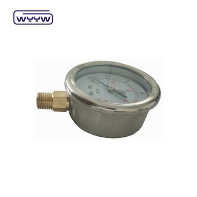 2.5&quot; Glycerine đầy dầu động cơ máy đo áp suất 2,5% độ chính xác